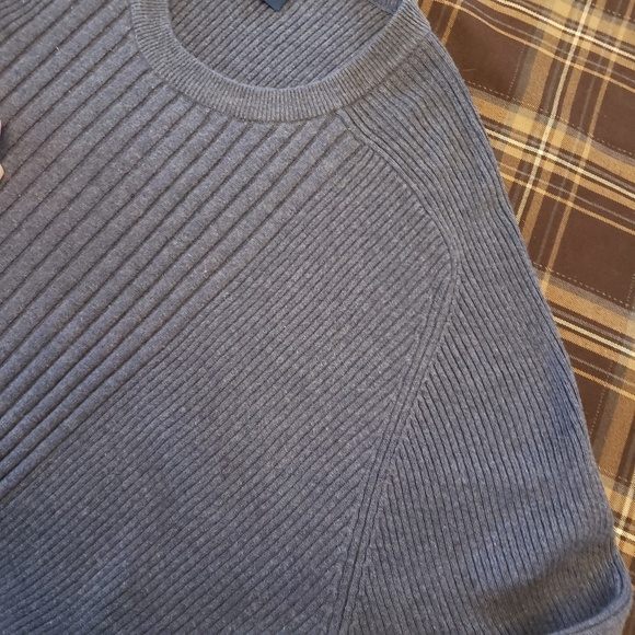 HIGH SIERRA BLUE KNIT RIBBED SWEATER XXL - Picture 8 of 8